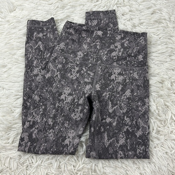 Lululemon Wunder Train High-Rise Tight 25" Hideaway Camo Lunar Rock Multi - Picture 1 of 5